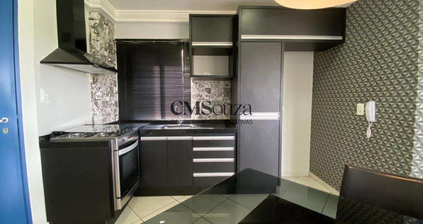 Apartamento à venda e para alugar em Londrina, Lima Azevedo, com 1 suíte, com 46 m², Estrela do Lago