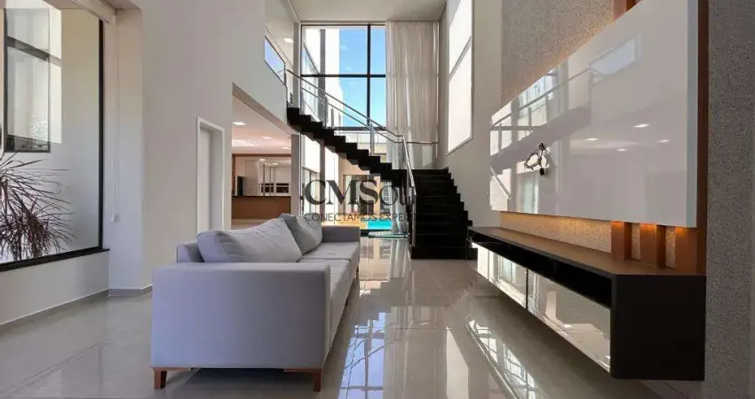 Casa à venda em londrina, com 3 suítes, com 295 m², condomínio royal forest em londrina