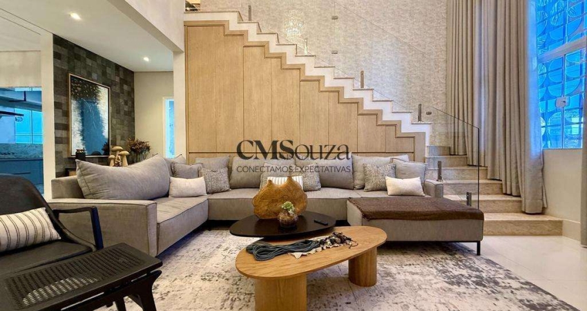 Casa à venda em Londrina, Esperança, com 3 suítes, com 280 m², Condomínio Royal Forest