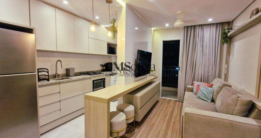 Apartamento à venda em Londrina, Aurora, com 2 quartos, com 51 m², Hamptons Residence