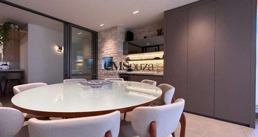 Apartamento à venda e para alugar em Londrina, Gleba Fazenda Palhano, com 3 suítes, com 181 m²