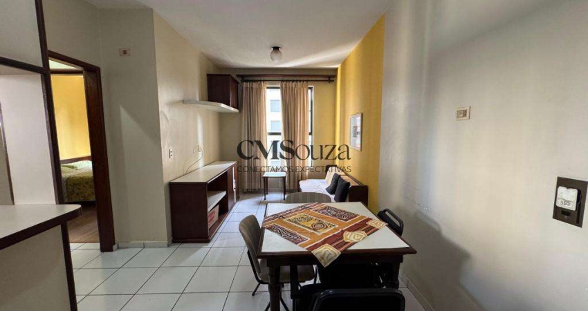 Flat mobiliado com 1 dormitório e 1 vaga no Hotel Slaviero Essence – Região Central de Londrina