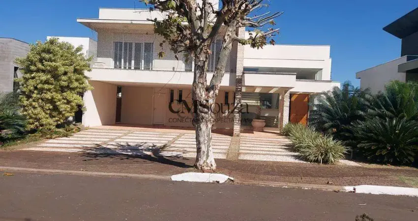 Casa para alugar em londrina, jardim nova esperança, com 4 suítes, com 480 m², condomínio royal park