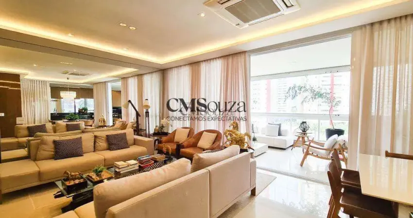 Apartamento à venda em londrina, gleba palhano, com 3 suítes, com 245.89 m², casa batlló