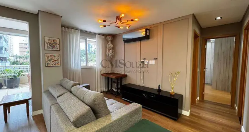 Apartamento para alugar no liberty towers – 2 dormitórios, 1 suíte, 77m², 1 vaga – gleba palhano, londrina