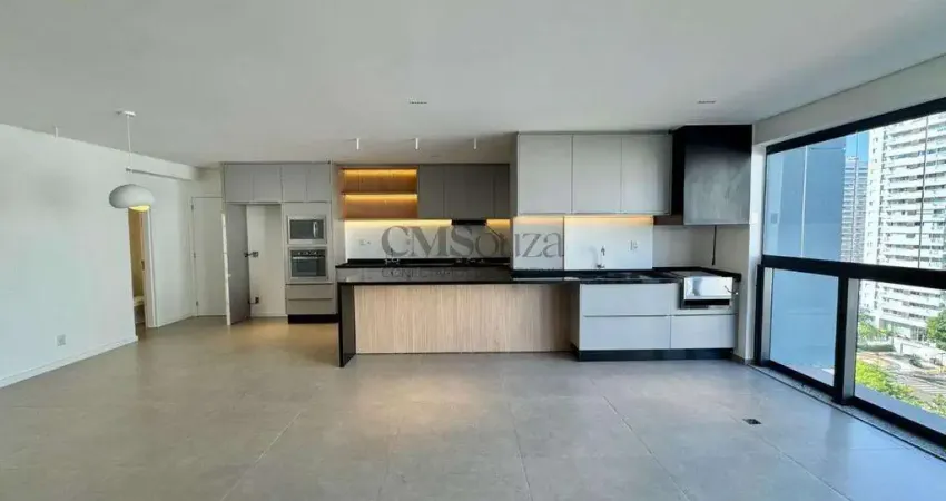 Apartamento locação no ed. tay – 104m², 2 suítes, sala ampliada, lavabo e 2 vagas de garagem com box – gleba palhano