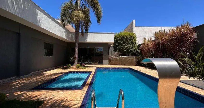 Casa para alugar no jardim alcântara – 274,21m² – 3 quartos (2 suítes) – piscina – região da nova prochet, londrina