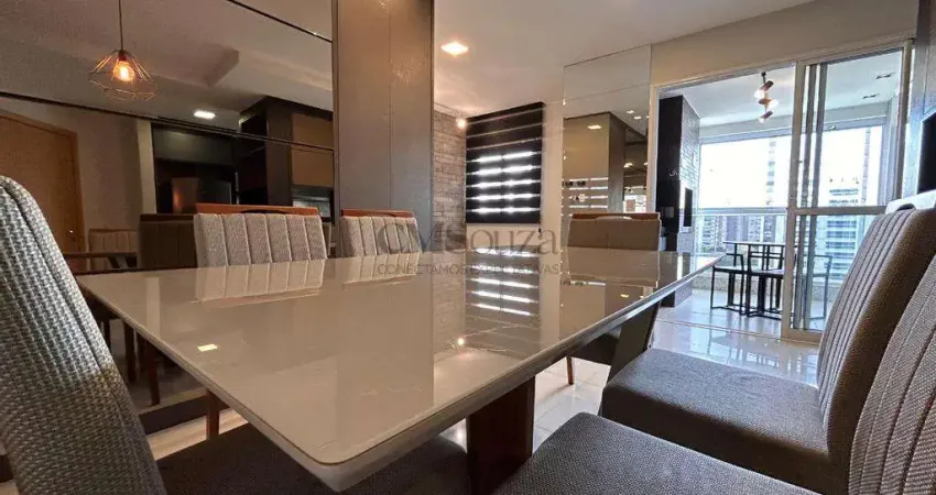 Apartamento mobiliado para locação no ed. alameda eco resort - 2 quartos (1 suíte), 2 vagas, 81,62m² - gleba palhano, londrina