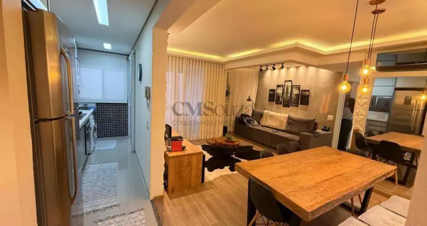 Apartamento à venda em londrina, porteira fechada, no solar mirador - 75m² - aurora/londrina.