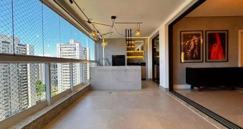 Apartamento para locação no ed. absoluto – 167m² privativos, 3 suítes, 2 vagas – gleba palhano, londrina