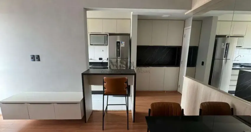 Apartamento mobiliado para locação no sunset faria lima – 2 dormitórios, 54m², 1 vaga – gleba palhano, londrina