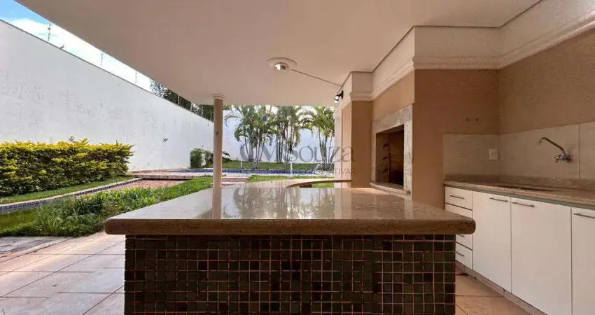 Casa ampla para locação no Bela Suíça – 423,19m² construídos, terreno de 1.109,58m², 3 suítes, lazer completo – Londrina