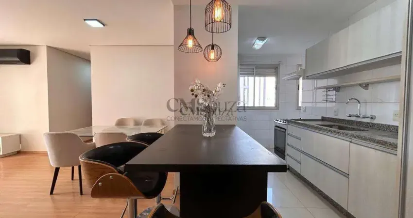 Apartamento mobiliado à venda e para locação no Edifício Anita Malfatti - 103,14m² privativos, 3 quartos (1 suíte), 2 vagas - Gleba Palhano, Londrina
