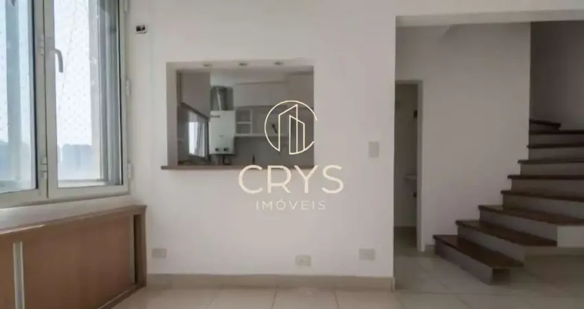 Apartamento de luxo para locação no Brooklin Paulista: 1 quarto, 1 suíte, 1 sala, 2 banheiros, 1 vaga de garagem - 48m².