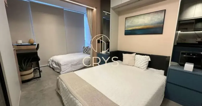 Apartamento de Luxo para Locação em São Paulo-SP, Bairro Pinheiros - 1 quarto, 1 suite, 1 sala, 1 banheiro, 23m².