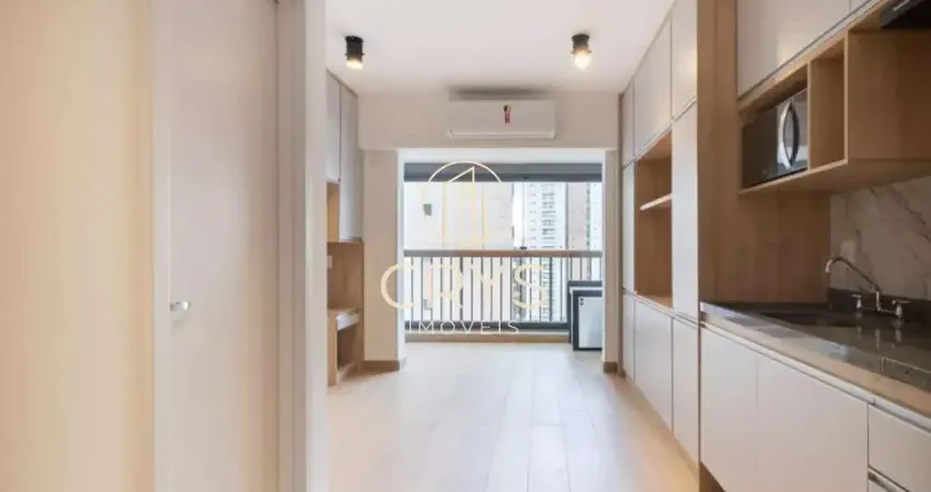 Apartamento à venda no Brooklin Paulista, São Paulo-SP com 1 quarto, 1 suíte e 25m² de área.