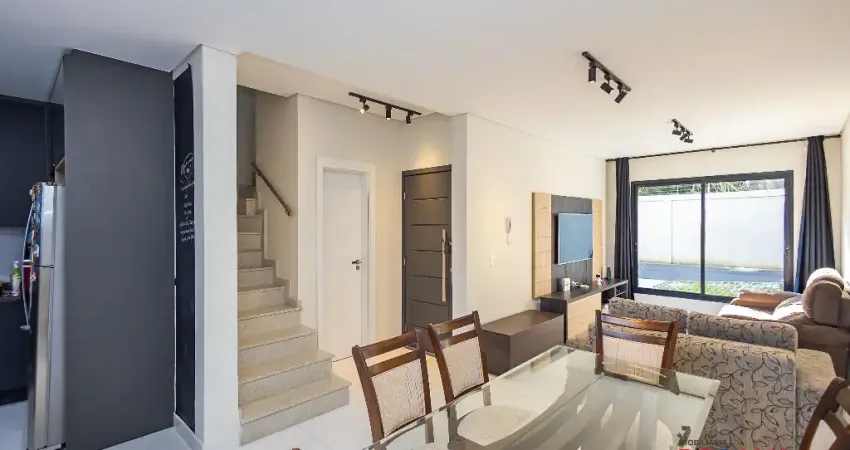 Sobrado triplex novo à venda, 136m² com terraço incrível no cascatinha – curitiba/pr