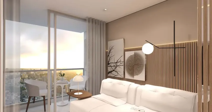 Studio à venda, novo, manhattan tower com 20 m²,  bairro centro - curitiba/pr