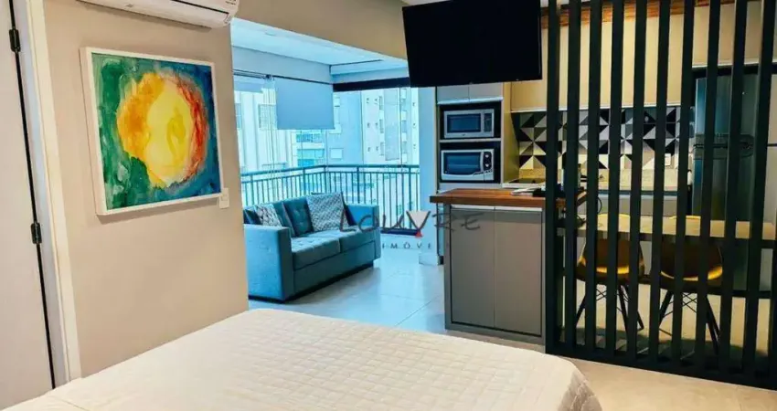Studio à venda, 35 m² por r$ 598.000,00 - campo belo - são paulo/sp