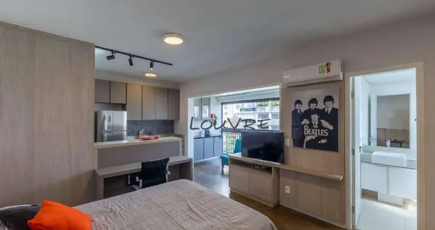 Studio com 1 dormitório à venda, 35 m² por r$ 575.000 - campo belo - são paulo/sp