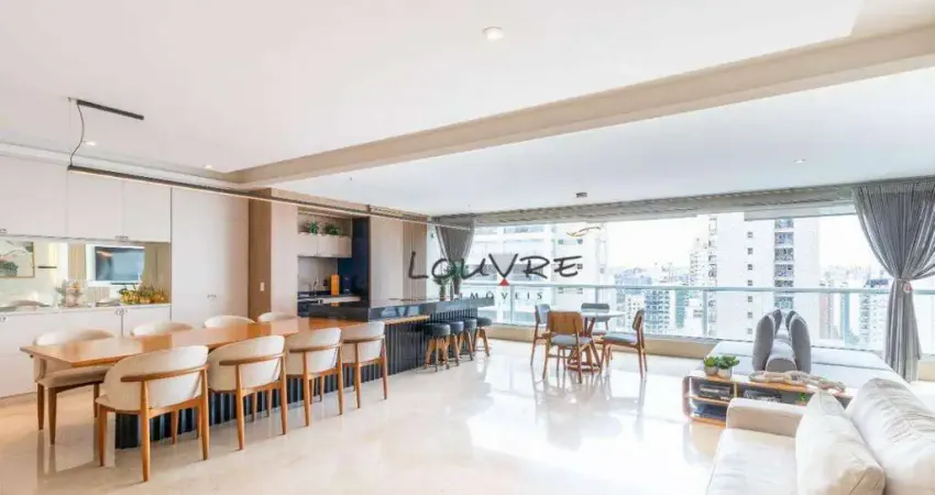 Apartamento com 3 dormitórios à venda, 219 m² por r$ 4.290.000 - campo belo - são paulo/sp