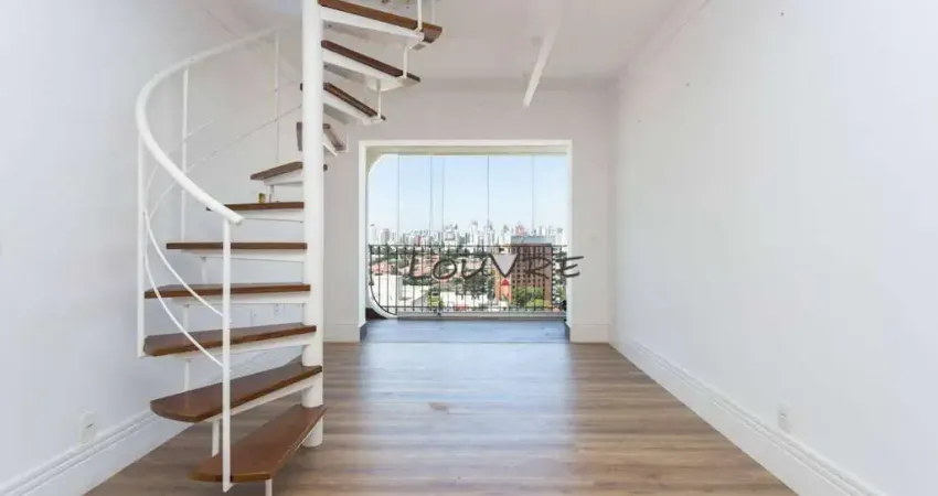 Cobertura com 2 dormitórios, 182 m² - venda por r$ 3.400.000 ou aluguel por r$ 17.022/mês - moema - são paulo/sp