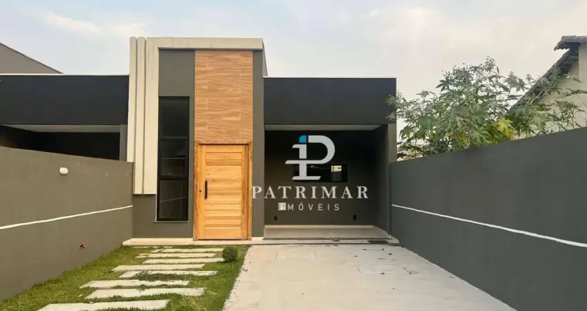 Casa com 3 Quartos, sendo 1 suíte à venda, 94 m² por R$ 496.600 - Sao Bento Lagoa - Maricá/RJ