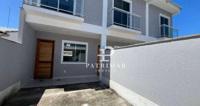 Casa duplex com 2 quartos à venda, 60 m² por r$ 345.000 - jardim atlântico oeste - maricá/rj