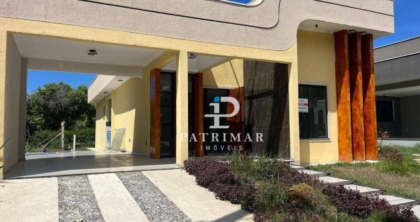 Casa com 3 Quartos à Venda no Condomínio Vivere, 116 m² por R$ 590.000 - São José de Imbassai - Maricá/RJ