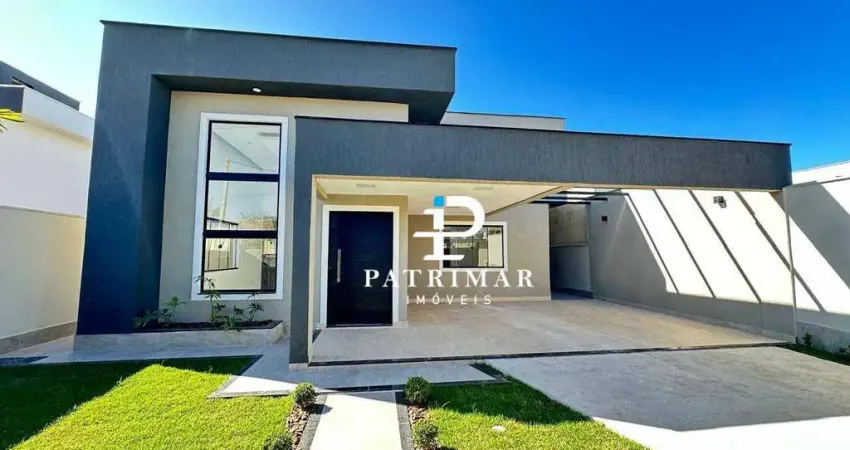 Casa com 3 Quartos, Suíte e Área Gourmet  à venda, 124 m² por R$ 800.000 - Jardim Atlântico Leste (Itaipuaçu) - Maricá/RJ