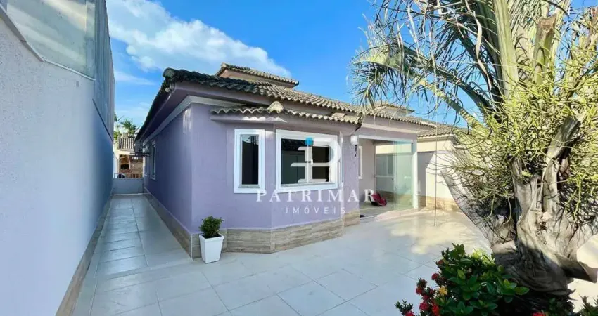 Casa com 3 quartos, área gourmet e piscina à venda, 130 m² por r$ 775.000 - jardim atlântico oeste (itaipuaçu) - maricá/rj