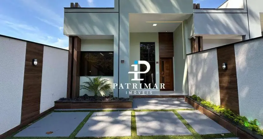 Casa com 3 quartos à venda, 90 m² por r$ 520.000 - itaocaia valley (itaipuaçu) - maricá/rj