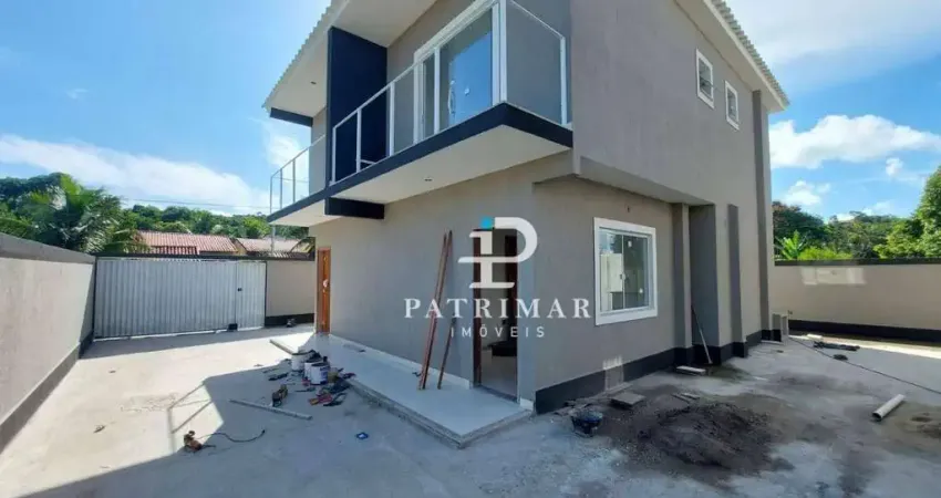 Casa com 2 quartos à venda, 100 m² por r$ 400.000 - jardim atlântico oeste - maricá/rj