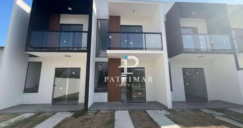 Casa duplex com 2 quartos à venda, 89 m² por r$ 399.000 - são josé do imbassaí - maricá/rj