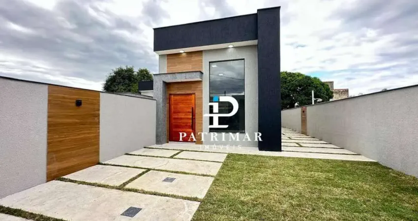 Casa com 3 quartos à venda, 105 m² por r$ 770.000 - jardim atlântico oeste (itaipuaçu) - maricá/rj