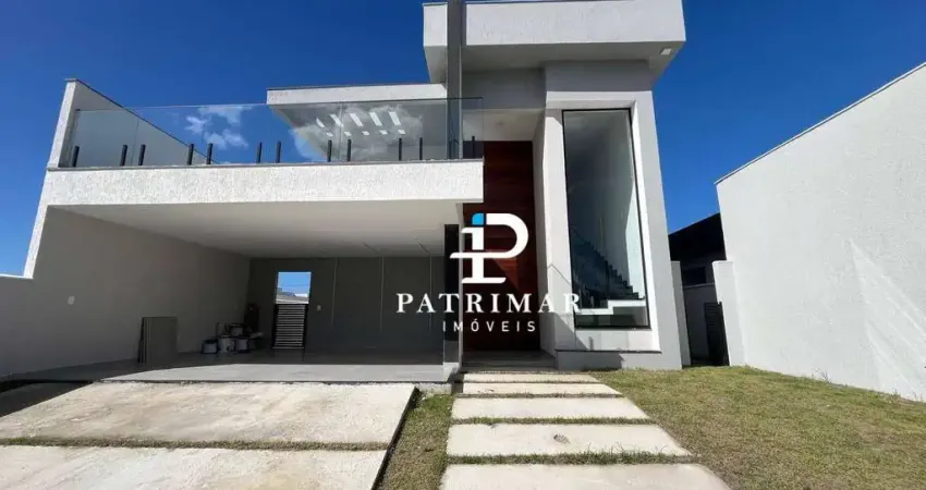 Casa com 3 quartos, área gourmet e piscina à venda, 187 m² por r$ 1.300.000 - cond. solaris - cajueiros - maricá/rj