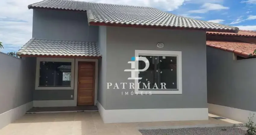 Casa a venda com 3 quartos, suite e área gourmet 107 m² por r$ 580.000 - itaipuaçu - maricá/rj