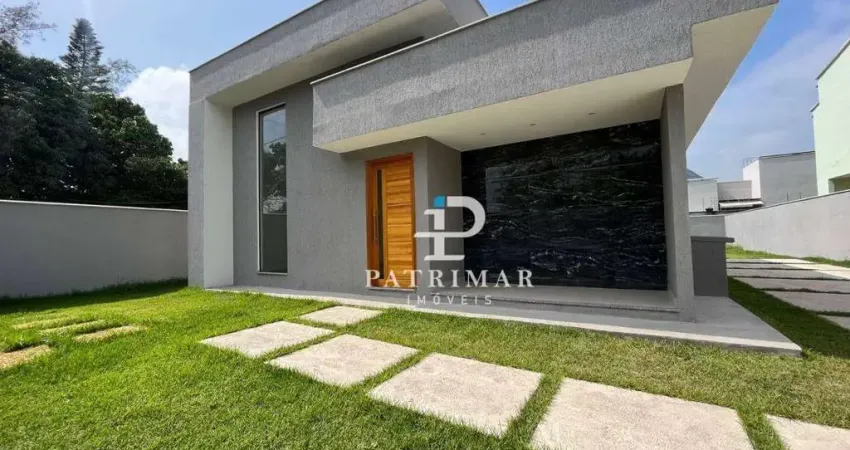 Casa com 3 quartos à venda, 111 m² por r$ 499.000 - bosque fundo - maricá/rj