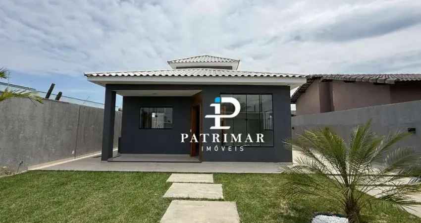 Casa c/ 3 quartos em terreno inteiro à venda, 96 m² por r$ 600.000 - jardim atlântico central (itaipuaçu) - maricá/rj