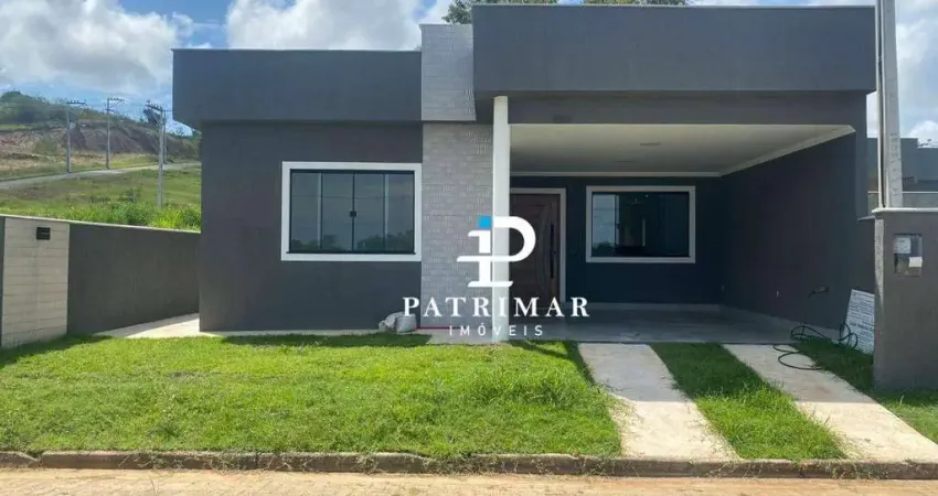 Casa à venda condomínio vitoria dos anjos   com 3 quartos , piscina e área gourmet - 160 m² por r$ 650.000 - caxito - maricá/rj