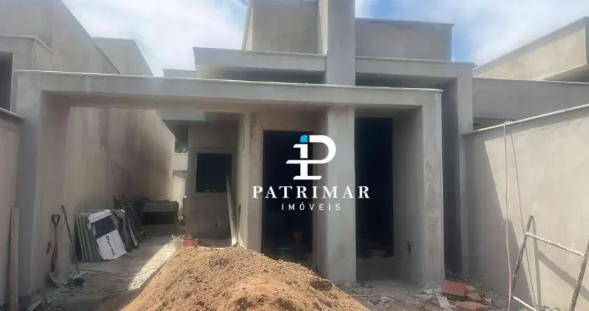 Casa em construção à venda no são bento - barroco -maricá-rj  - com 3 quartos , suite e area gourmet -  90 m² por r$ 520.000