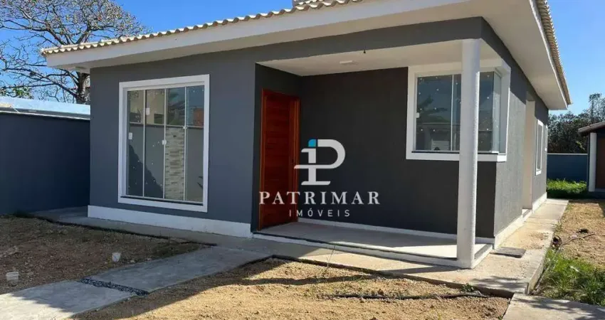 Casa nova à venda com 3 quartos em terreno inteiro , 480 m² por r$ 560.000 - itaipuaçu - maricá/rj