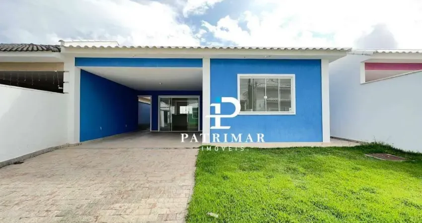 Casa nova com 3 quartos à venda, 112 m² por r$ 600.000 - cajueiros (itaipuaçu) - maricá/rj