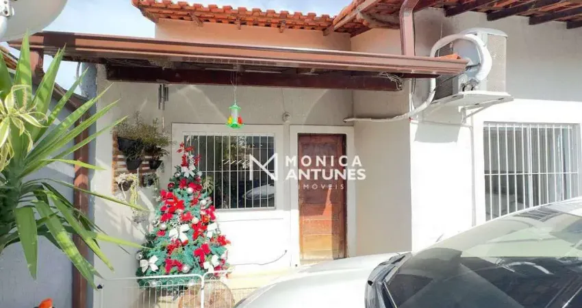 Casa com 2 quartos, piscina e área gourmet à venda, 60 m² por r$ 550.000 - jardim atlântico central - maricá/rj