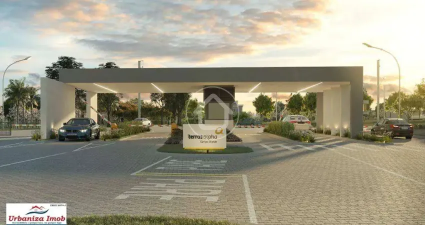 Terreno à venda no condomínio fechado terras alpha - rua ponta negra, 307,20m²