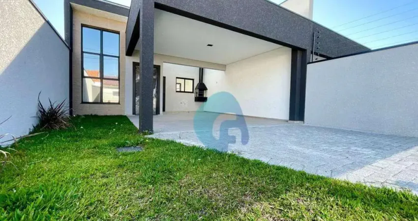 Casa com 3 dormitórios à venda, 105 m² por r$ 699.100,00 - águas belas - são josé dos pinhais/pr