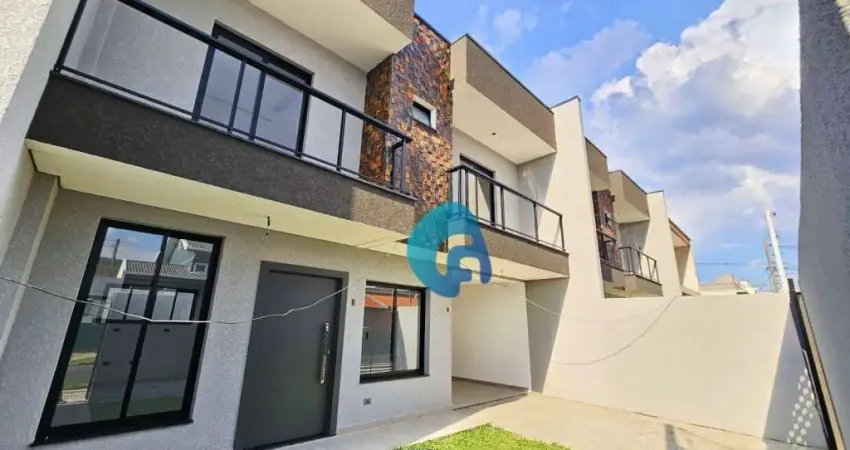 Sobrado com 3 dormitórios à venda, 141 m² por r$ 789.000,00 - afonso pena - são josé dos pinhais/pr