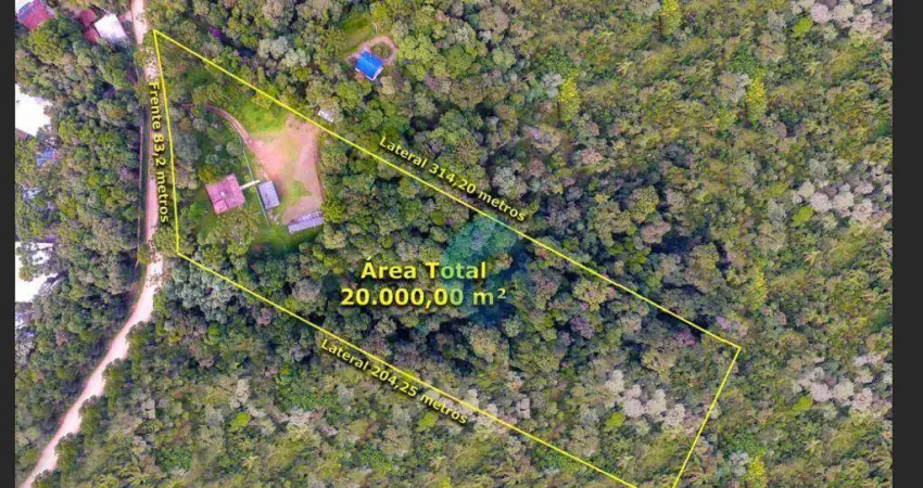 Chácara com 4 dormitórios à venda, 20000 m² por r$ 700.000,00 - area rural - são josé dos pinhais/pr