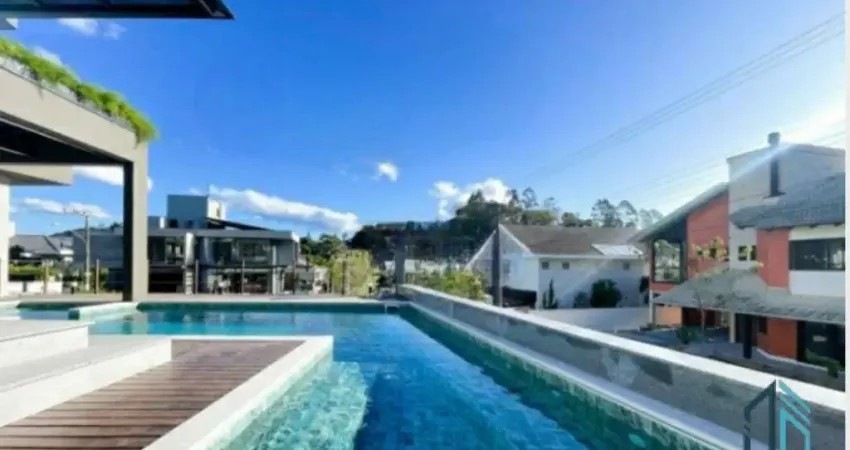 Casa mobiliada linda em condomínio, 04 suítes, 04 vagas, em blumenau sc