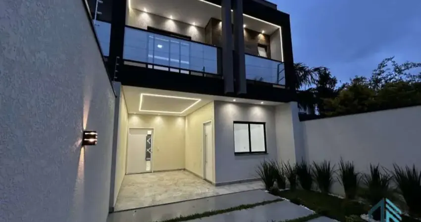 Sobrado a venda com terreno, 03 suítes, ótima localização em são josé dos pinhais pr